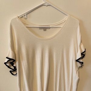 Ruffle Sweater Tee